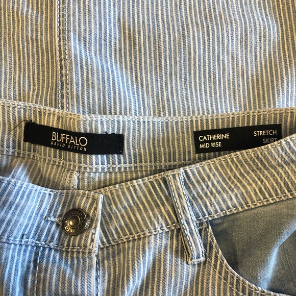 Buffalo by David Bitton Patchwork Denim Skirt 27 - Picture 7 of 9